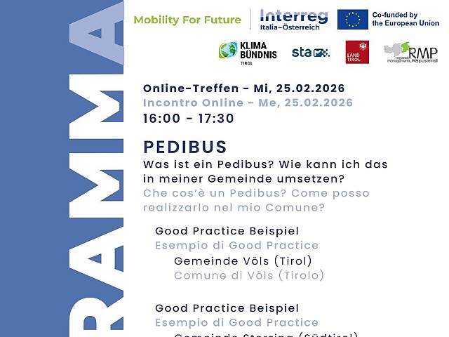 Online-Infotreffen: Pedibus - Good-Practice-Beispiele