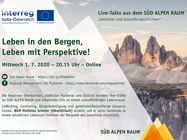 Live-Talks aus dem Süd Alpen Raum