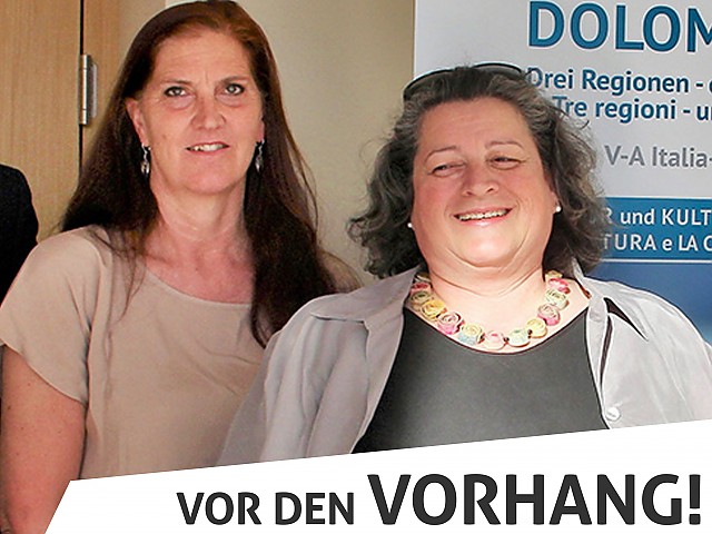 Vor den Vorhang - mit Irmgard Brugger