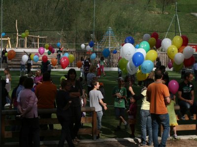 Edificio di servizio nella zona ricreativa a Vallarga