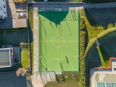 Costruzione di un campo da calcio